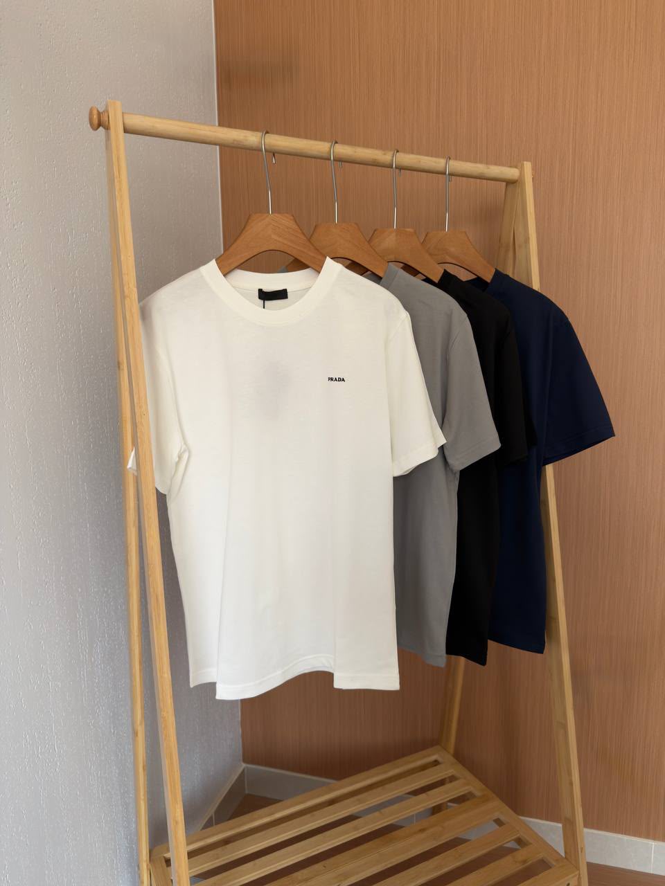 Prada Small-Logo Crewneck T-Shirt