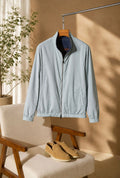 Zegna Reversible Stand-Collar Zip Jacket