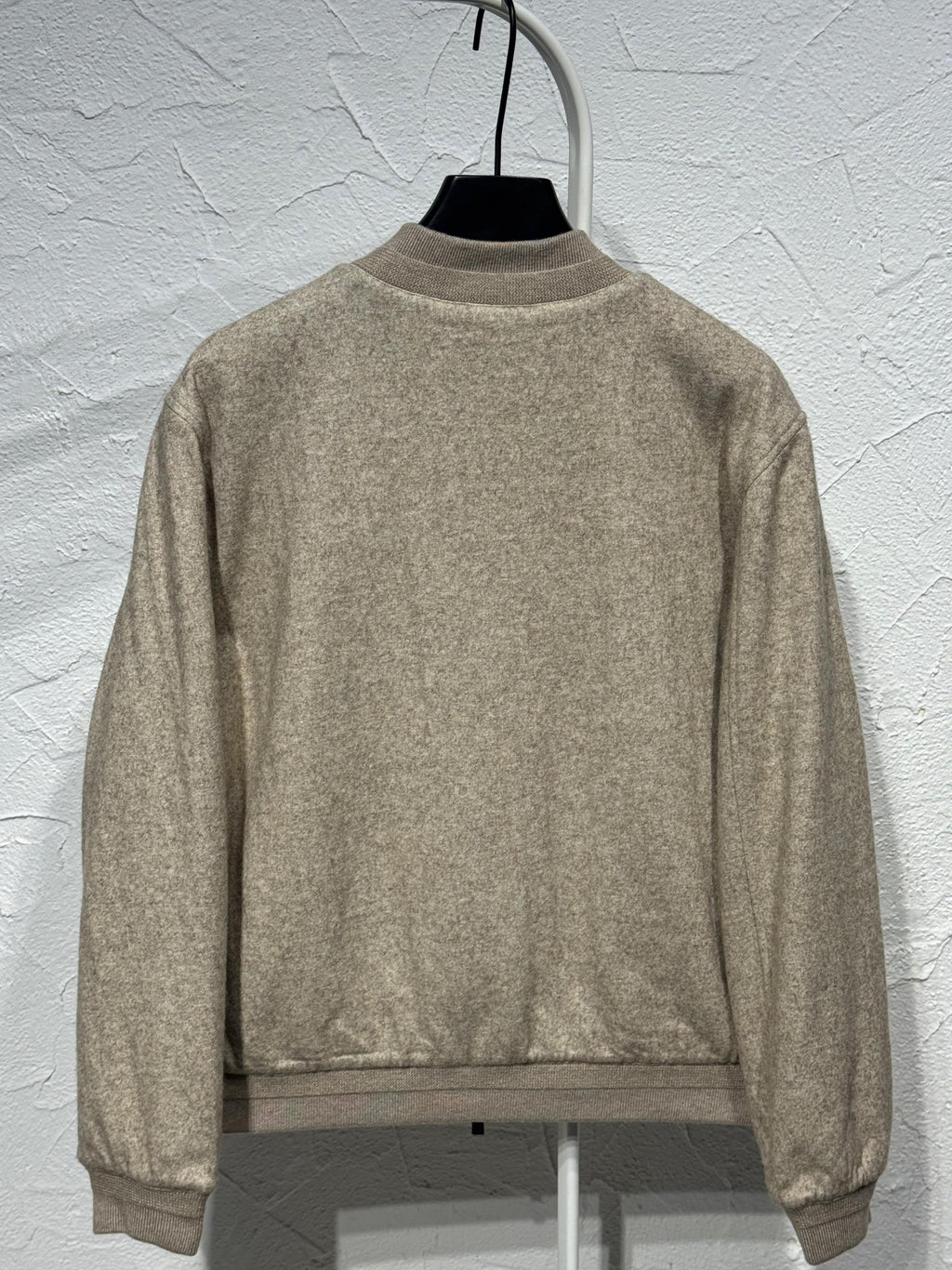 Zegna Textured Zip-Front Bomber Jacket