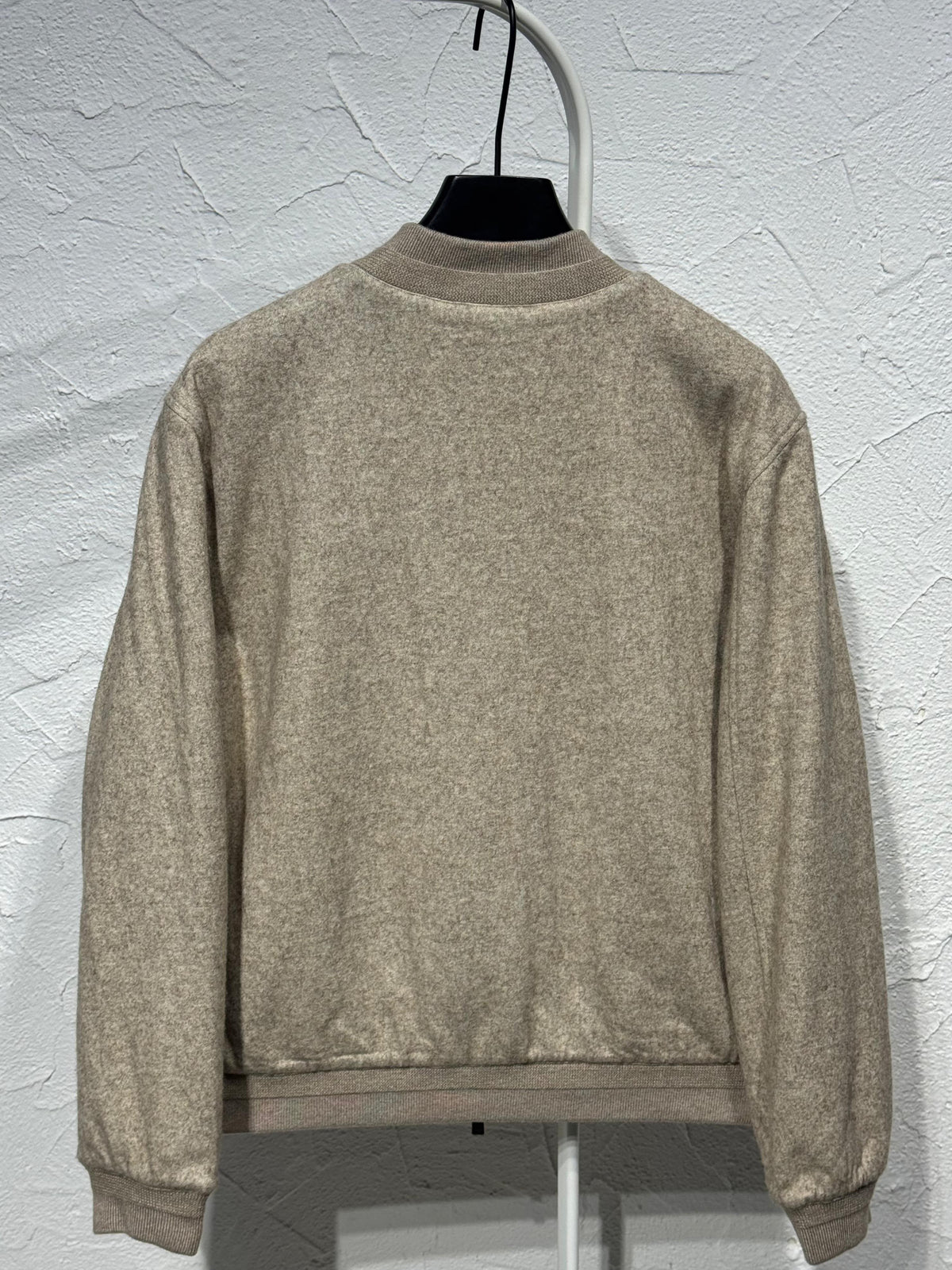 Zegna Textured Zip-Front Bomber Jacket