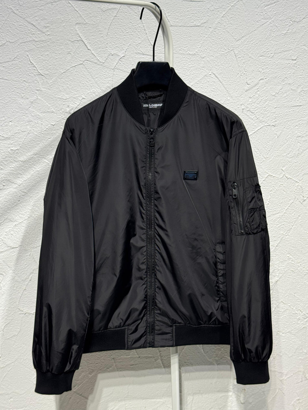 Dolce & Gabbana Zip-Front Bomber Jacket