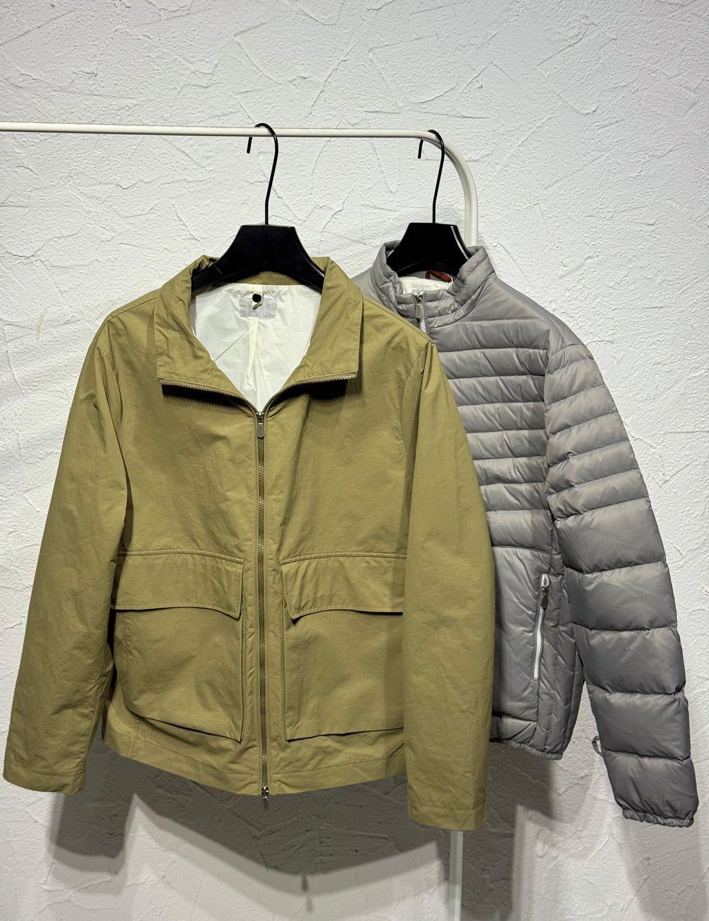 Brunello Cucinelli Double Jacket with Detachable Inner Jacket