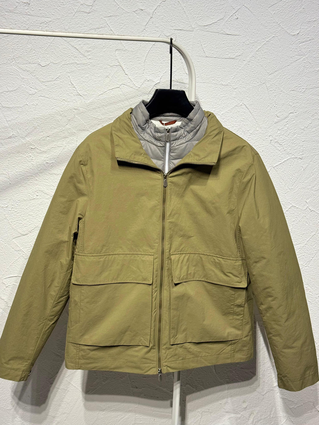Brunello Cucinelli Double Jacket with Detachable Inner Jacket