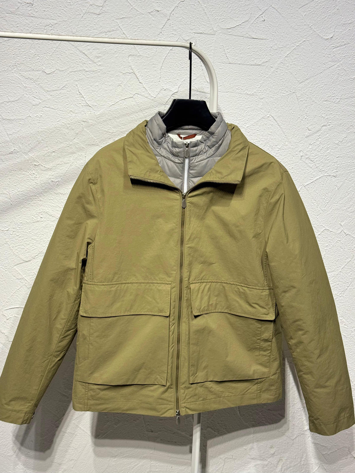 Brunello Cucinelli Double Jacket with Detachable Inner Jacket