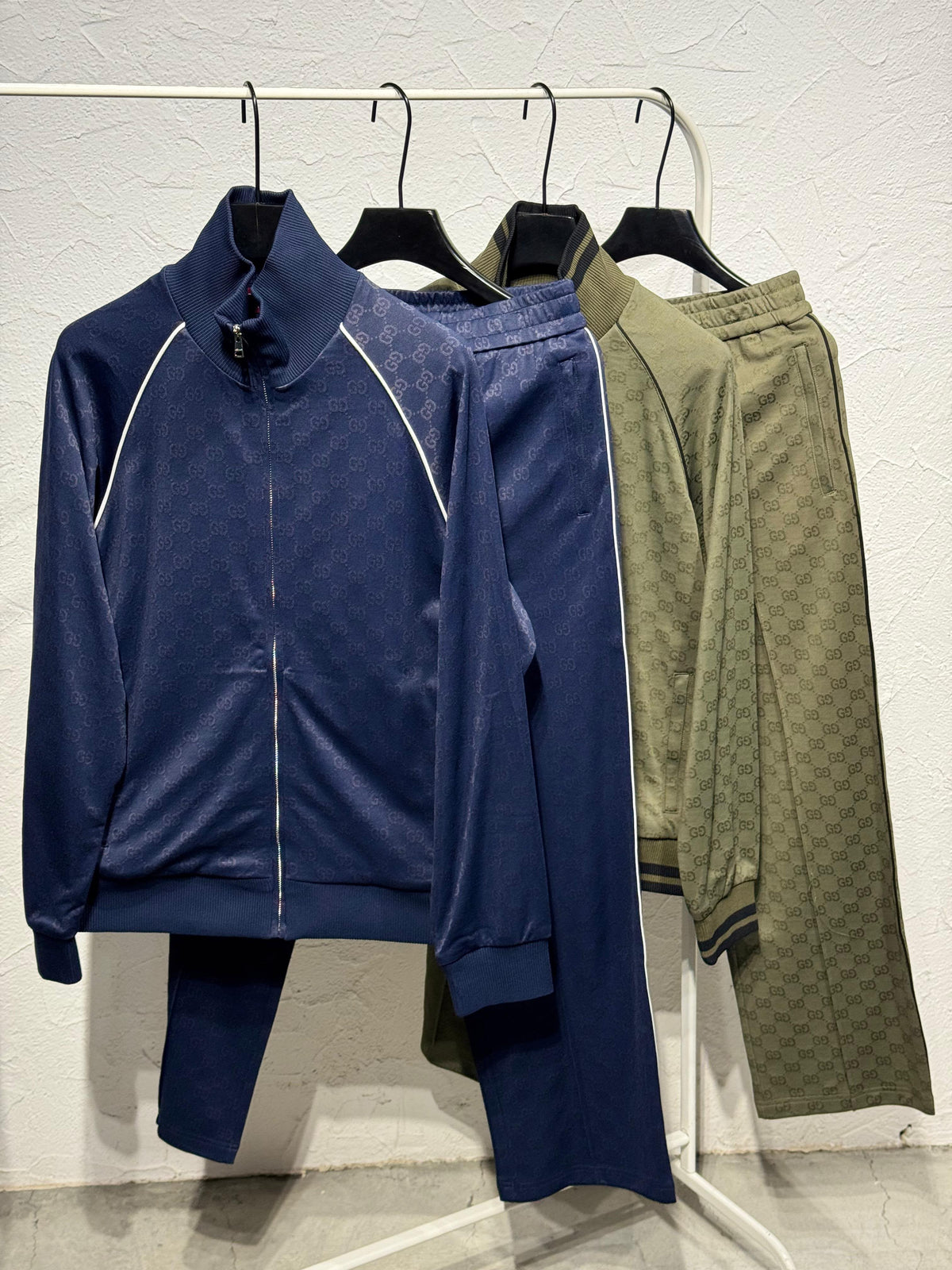 Gucci Monogram Zip Jacket and Trousers Tracksuit