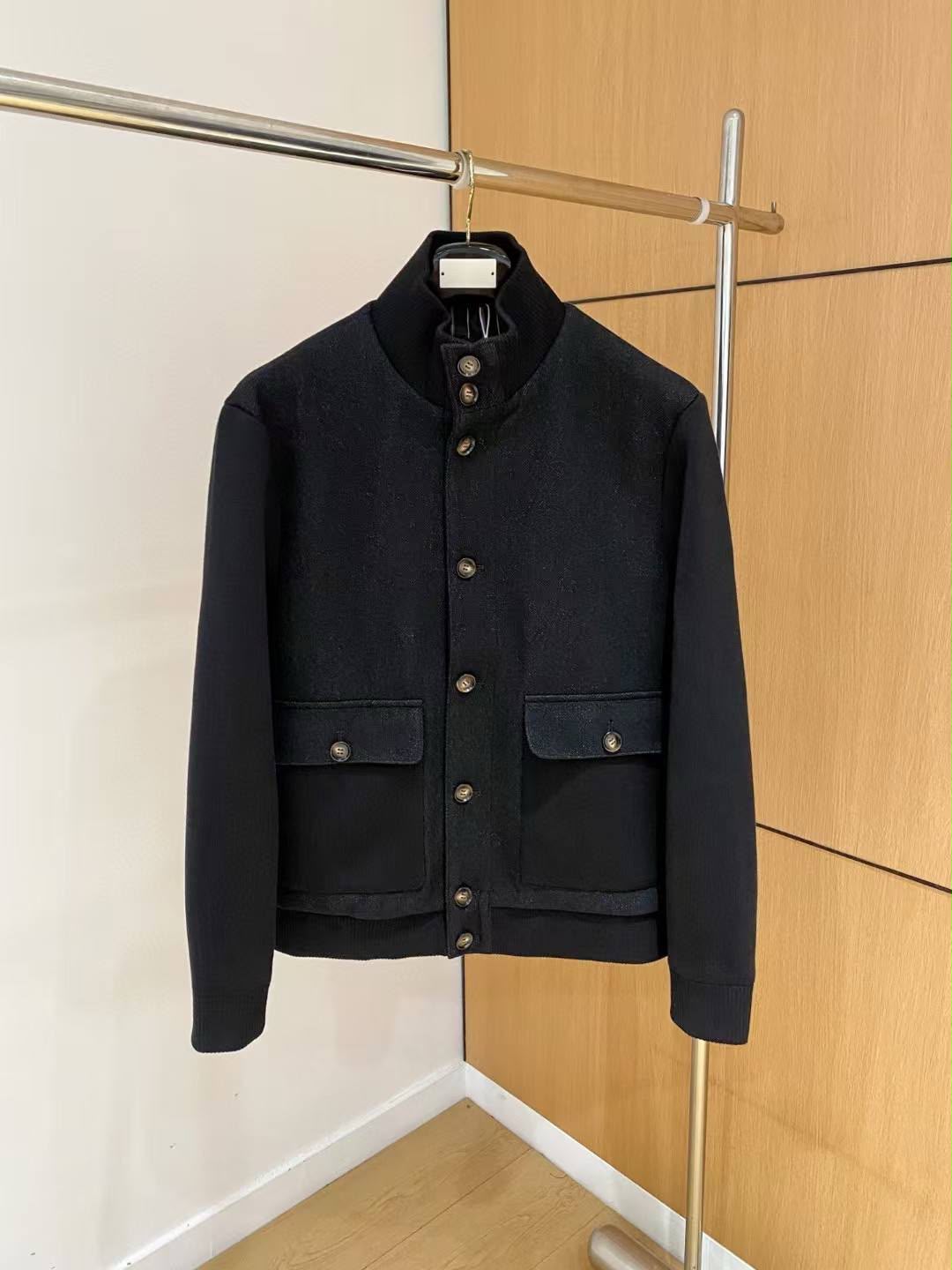 Brunello Cucinelli Stand-Collar Button-Front Jacket