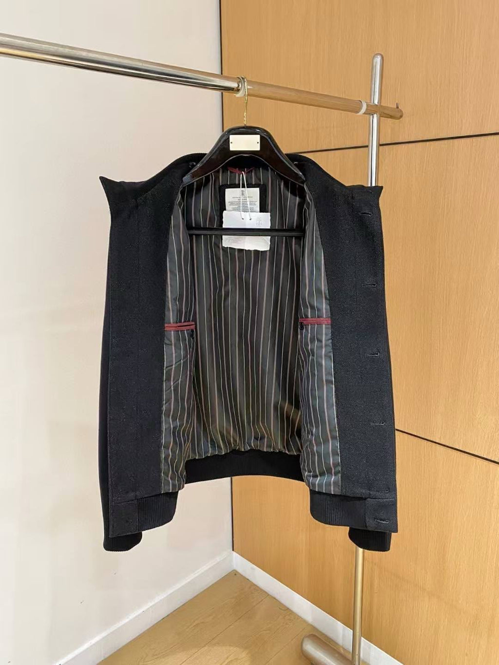 Brunello Cucinelli Stand-Collar Button-Front Jacket