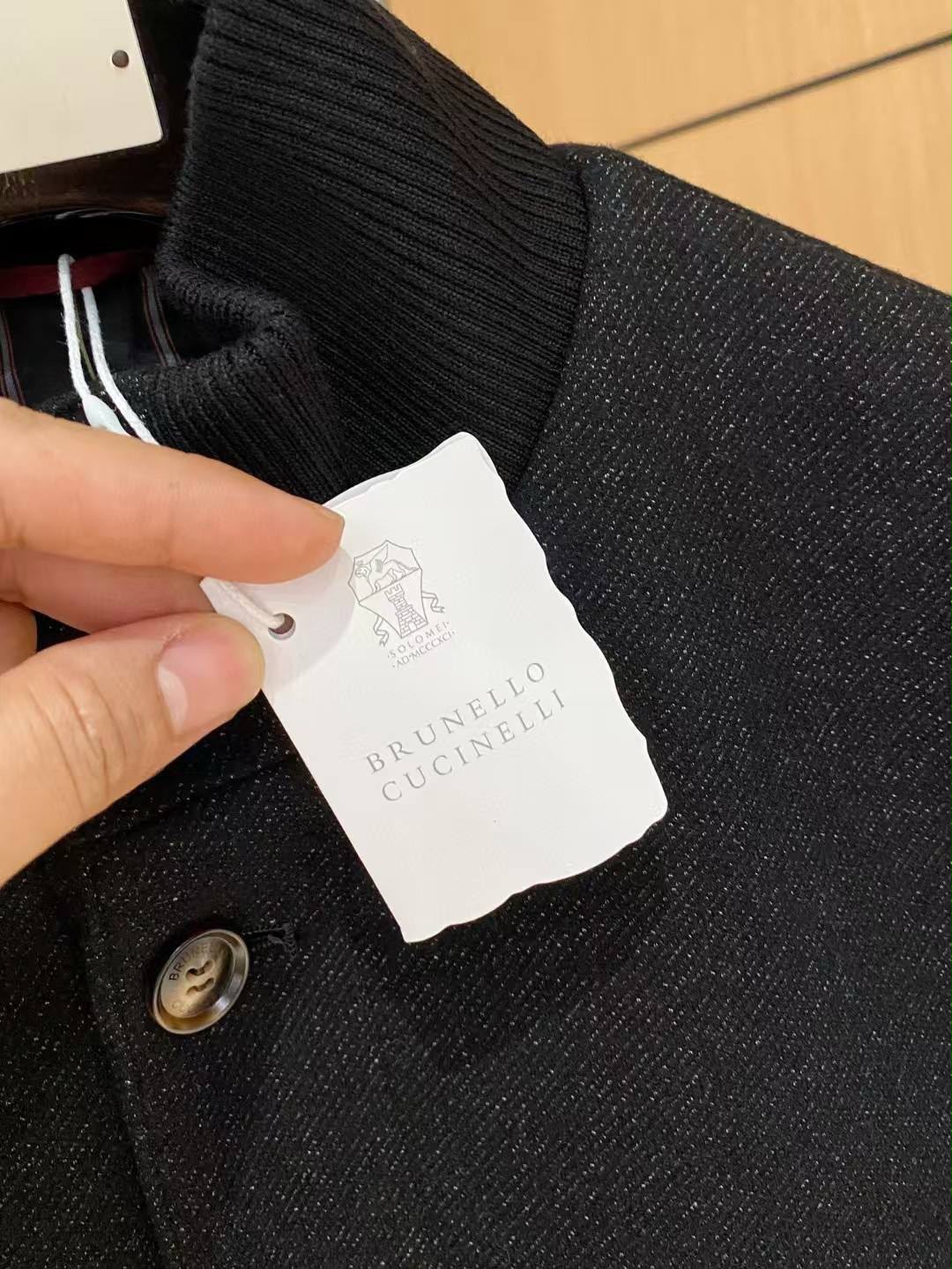 Brunello Cucinelli Stand-Collar Button-Front Jacket