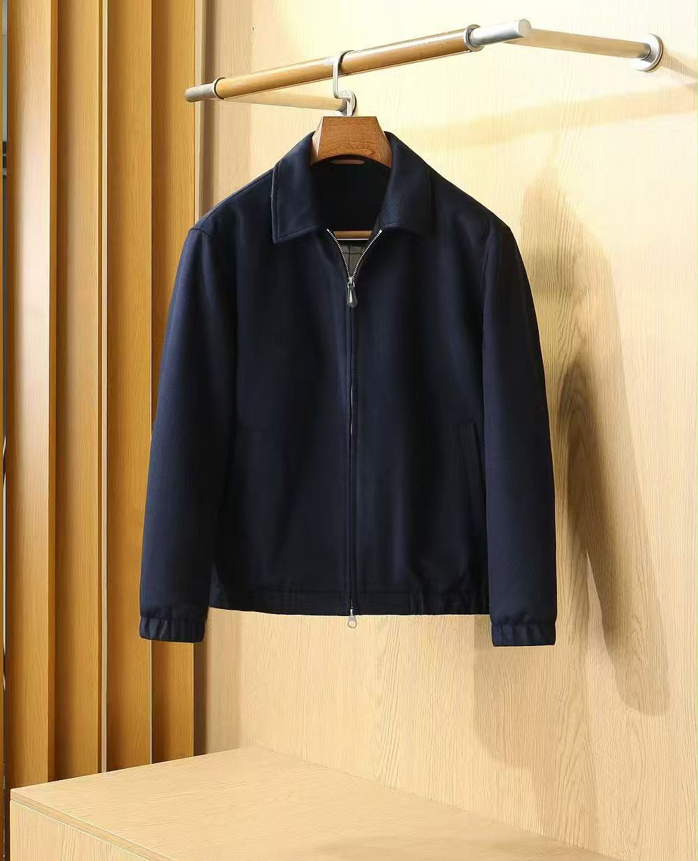 Loro Piana Collared Zip-Front Jacket