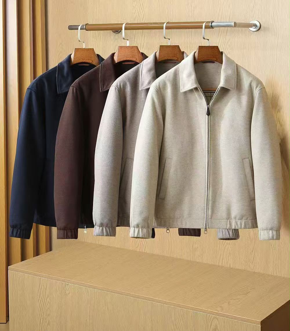 Loro Piana Collared Zip-Front Jacket