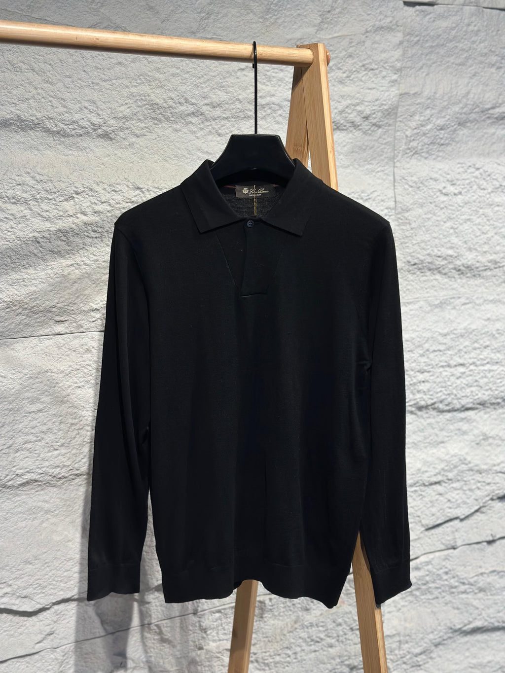 Loro Piana Long-Sleeve Polo Sweater