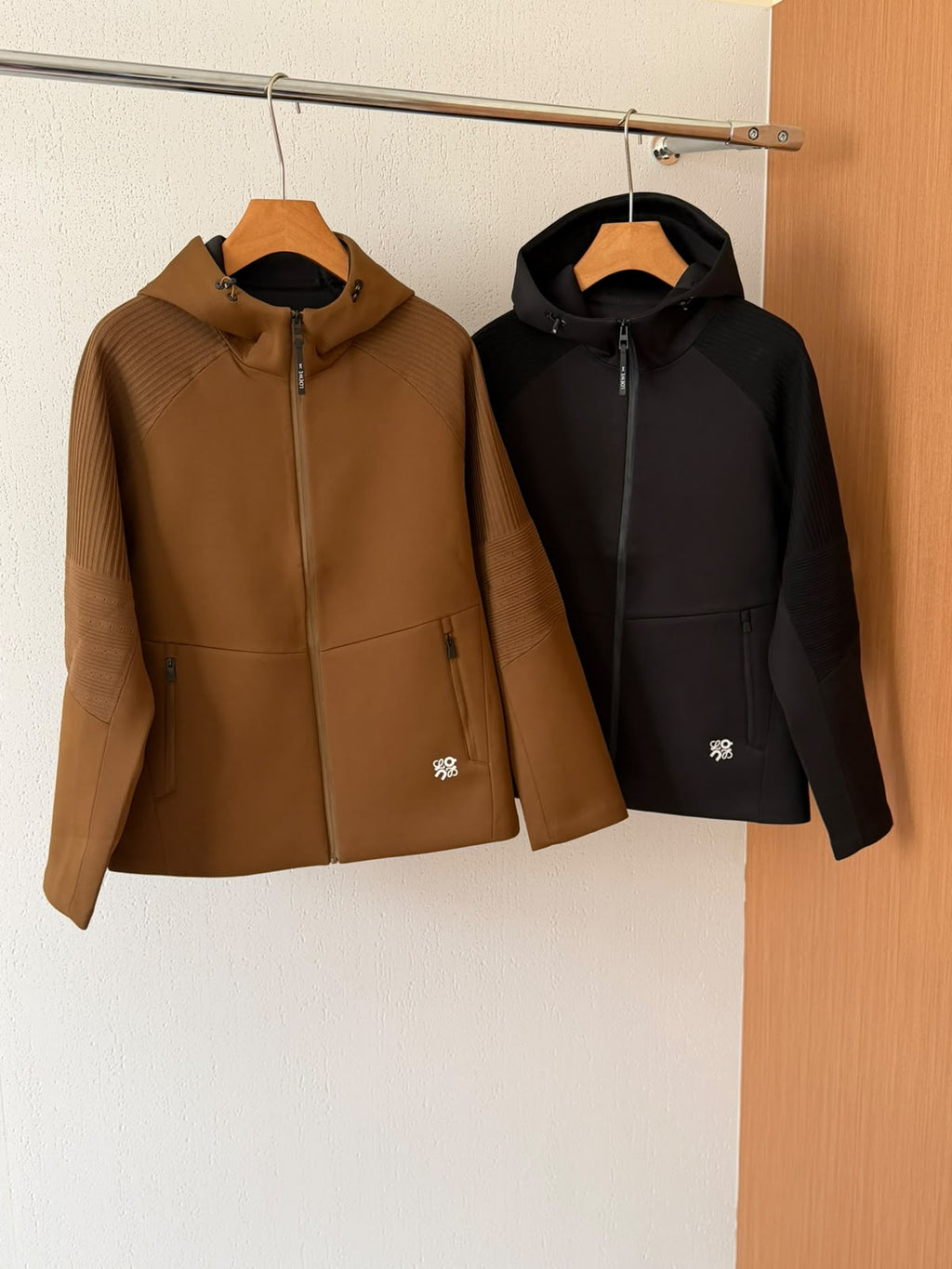 LOEWE Hooded Zip-Front Jacket