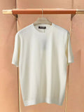 Loro Piana Textured Short-Sleeve Crew-Neck Top