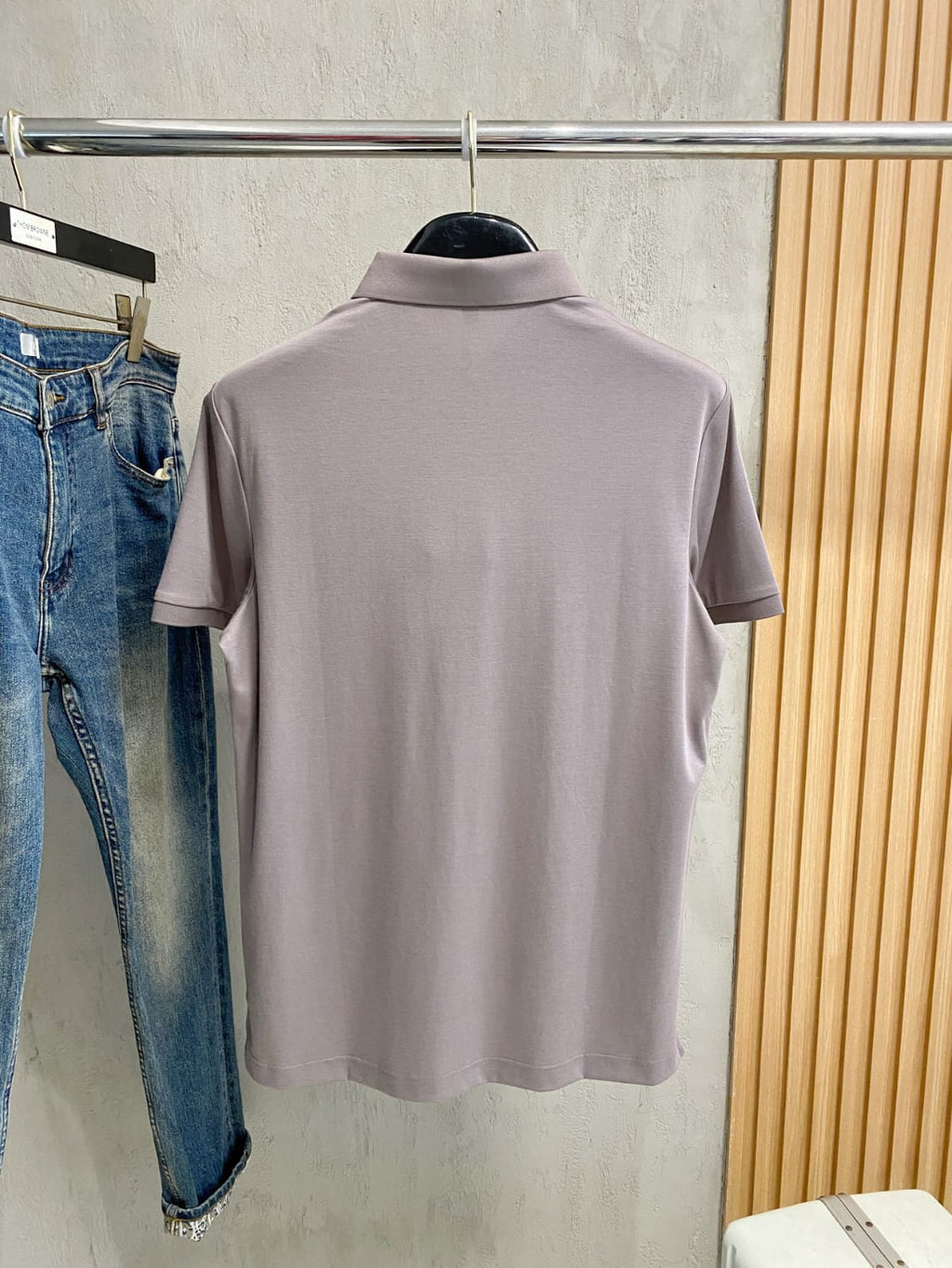 Burberry Tonal Chest-Detail Polo