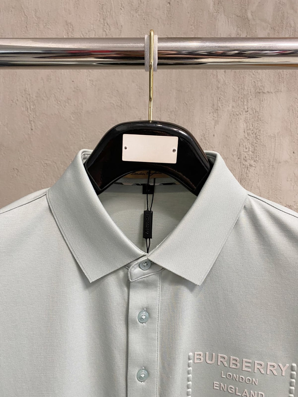 Burberry Tonal Chest-Detail Polo