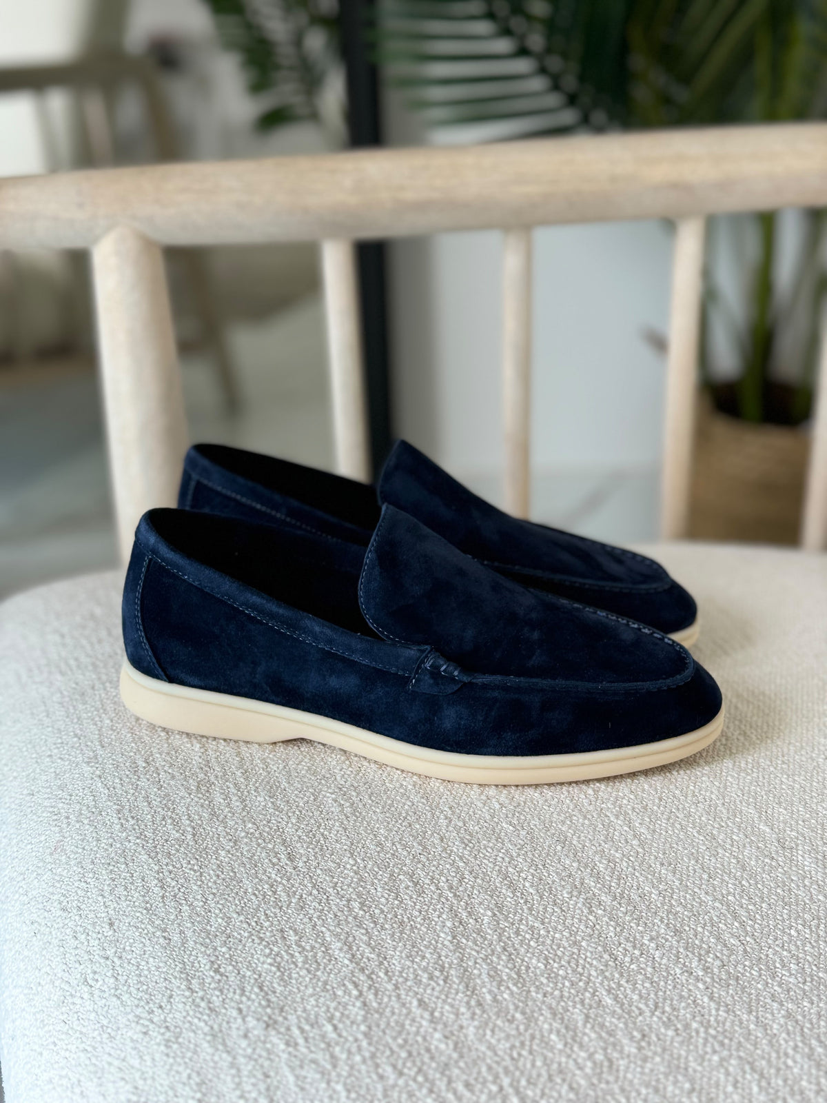 Loro Piana Summer Walk Loafers - Blue Collection