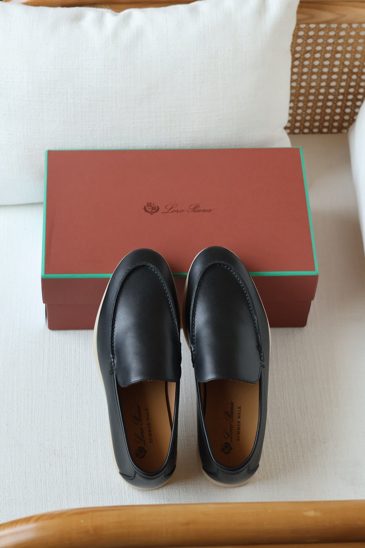 Loro Piana Smooth-Finish Slip-On Loafers