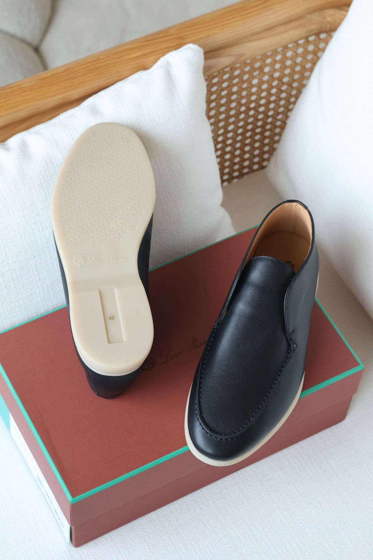 Loro Piana Side-Notch Slip-On Loafers