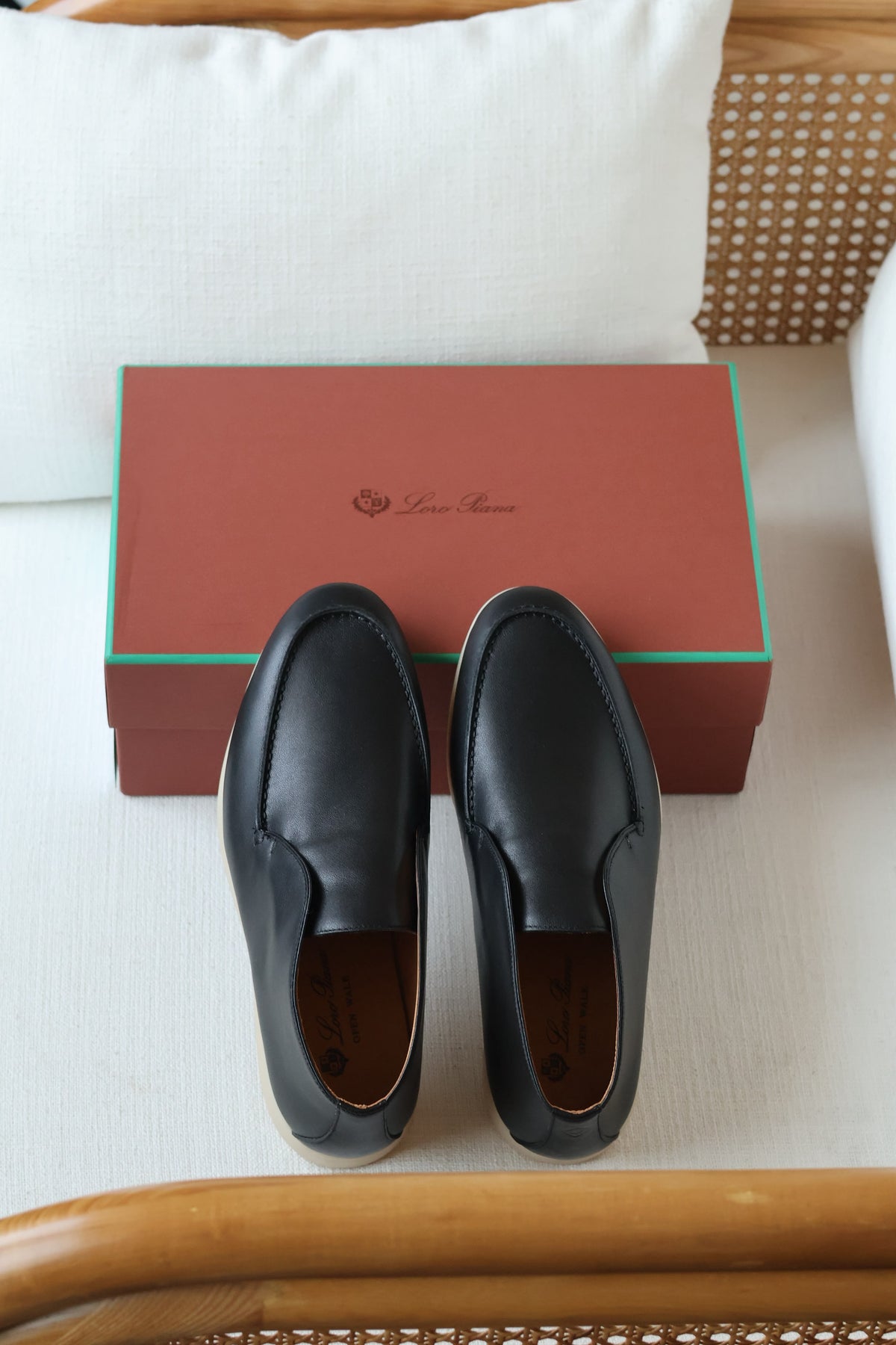 Loro Piana Side-Notch Slip-On Loafers
