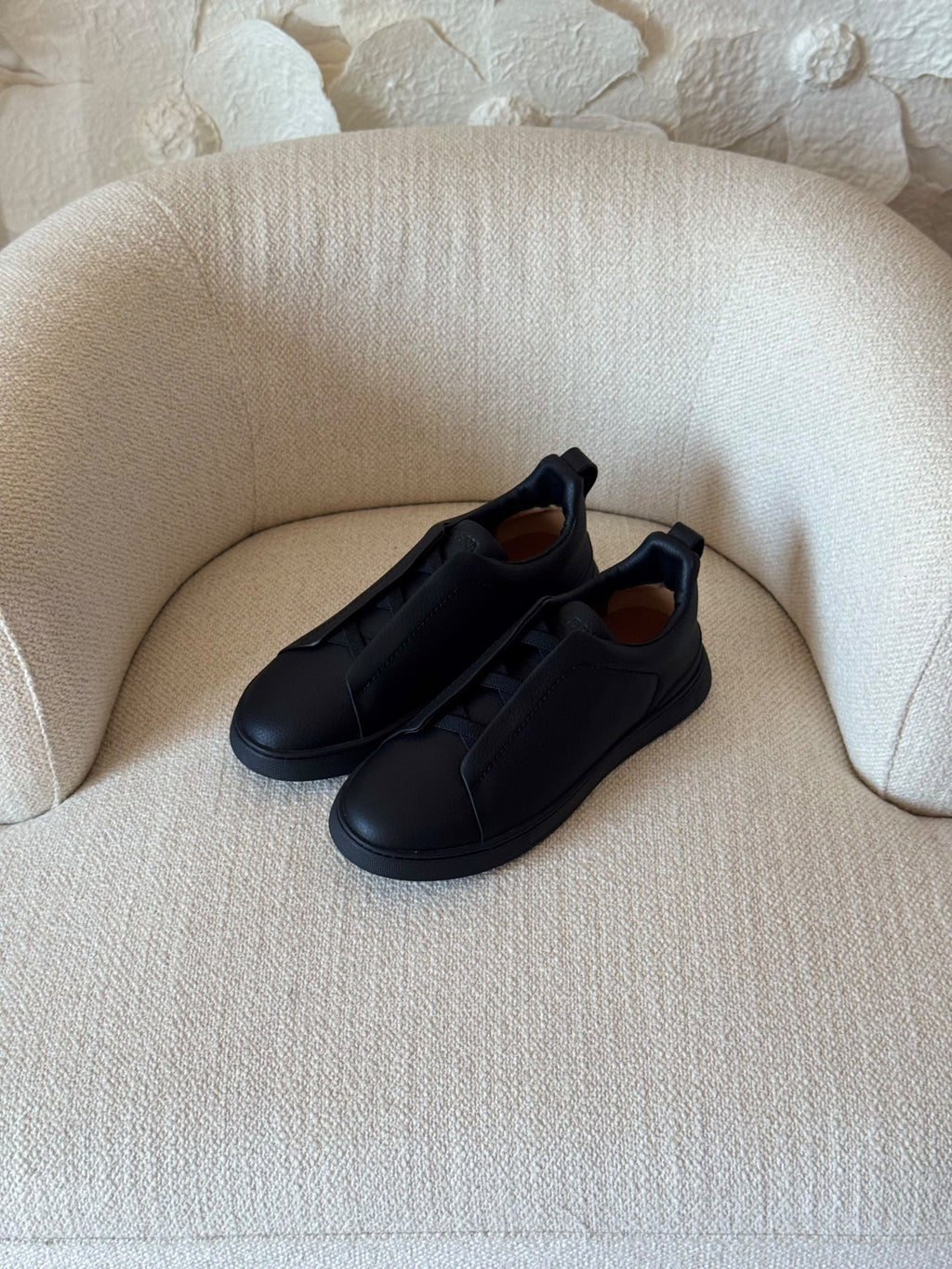 ZEGNA Elastic-Strap Slip-On Sneakers