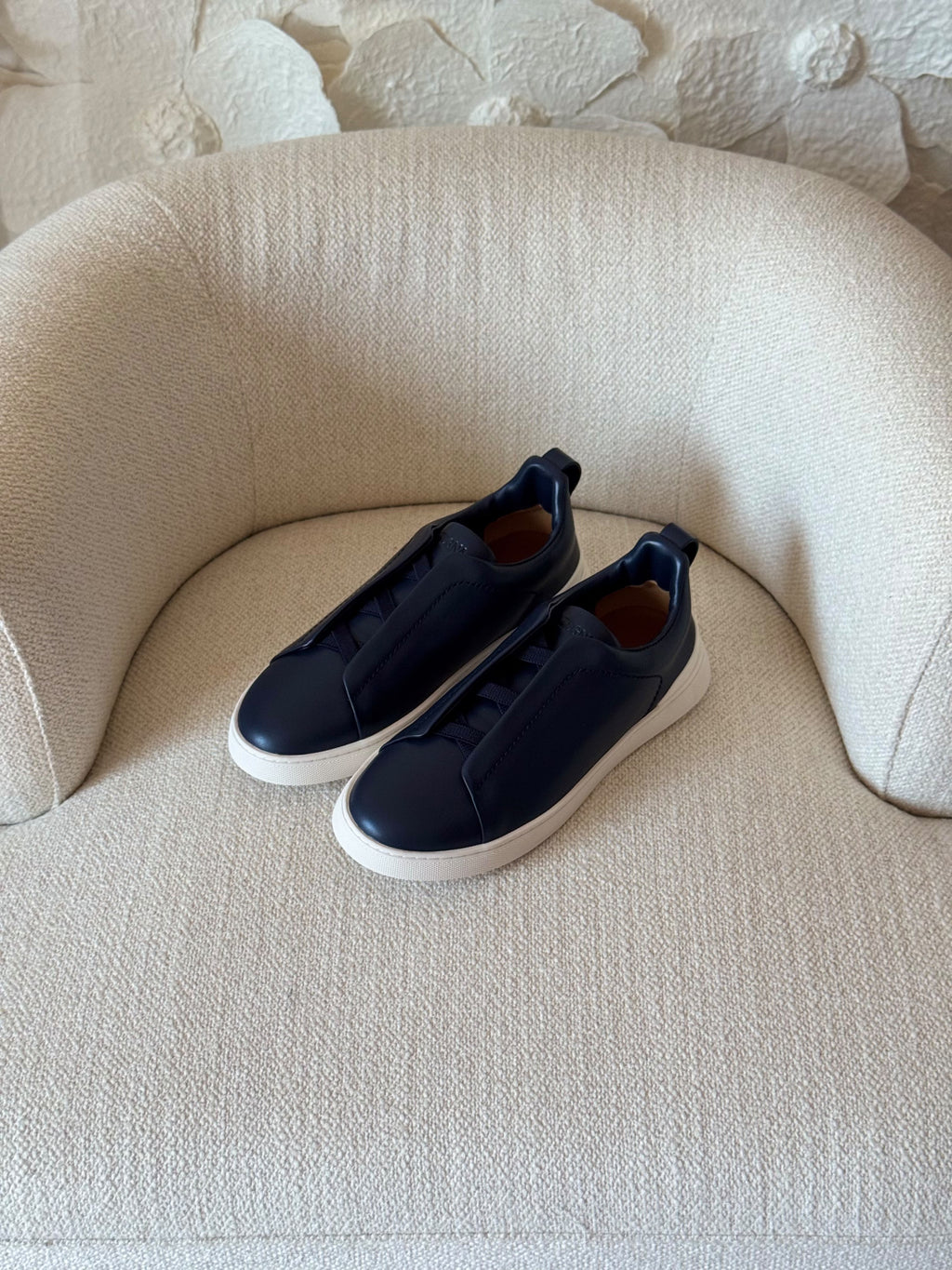 ZEGNA Elastic-Strap Slip-On Sneakers