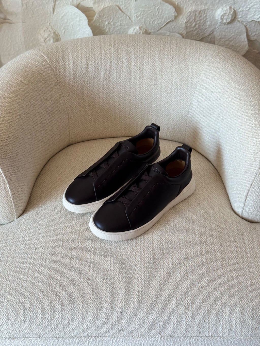 ZEGNA Elastic-Strap Slip-On Sneakers