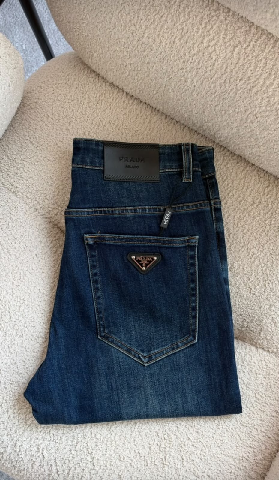 Prada Triangle-Pocket Jeans