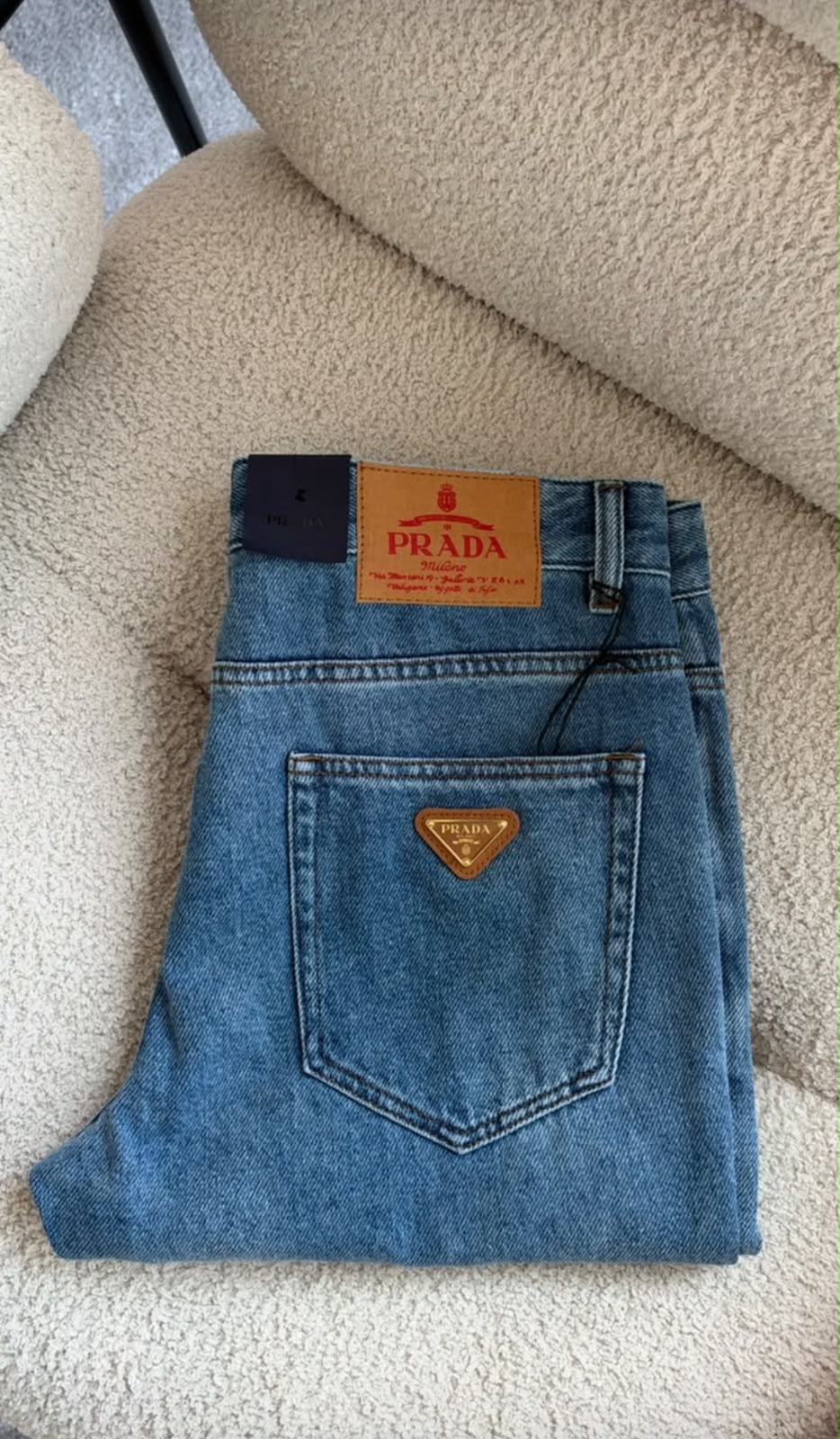 Prada Triangle-Pocket Jeans