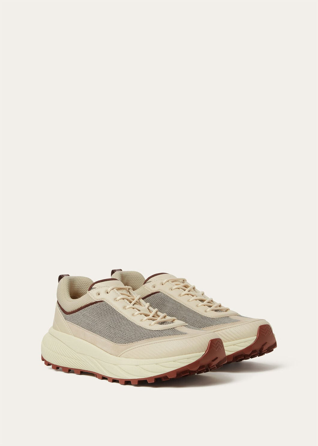 Loro Piana Panelled Lace-Up Sneakers