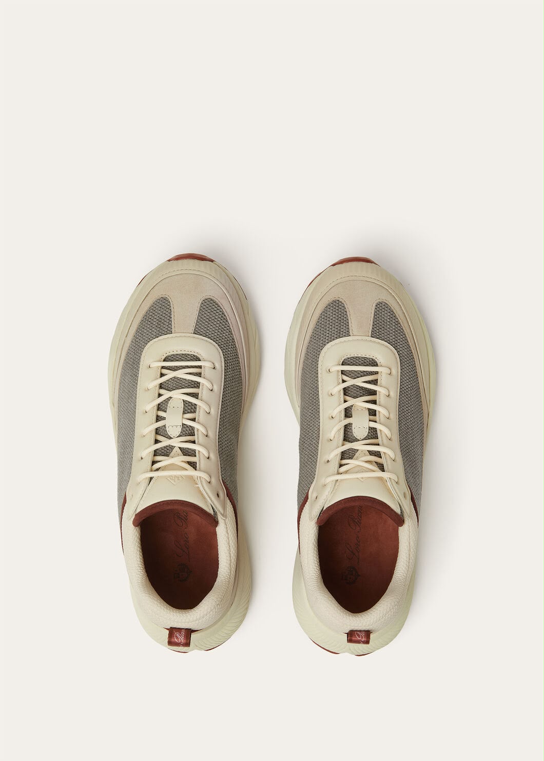 Loro Piana Panelled Lace-Up Sneakers