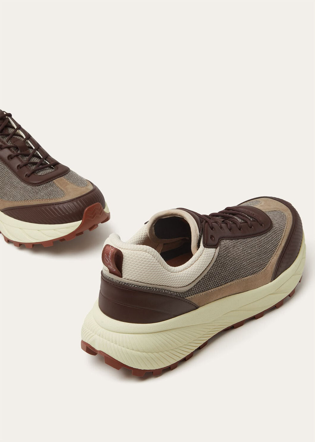 Loro Piana Panelled Lace-Up Sneakers