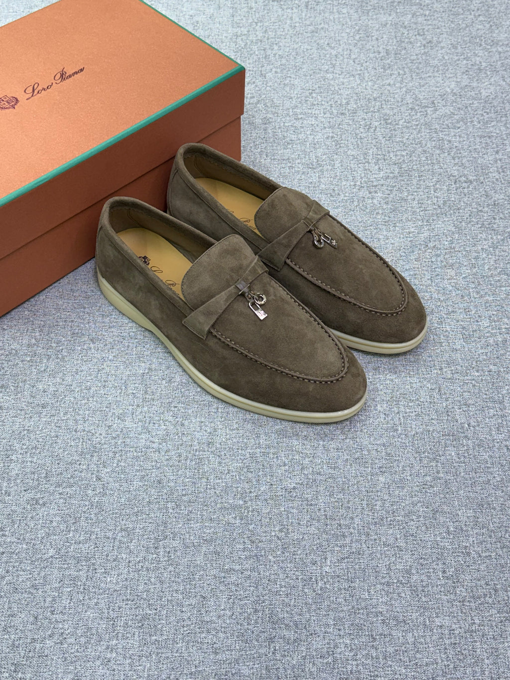 Loro Piana Charm-Strap Loafers