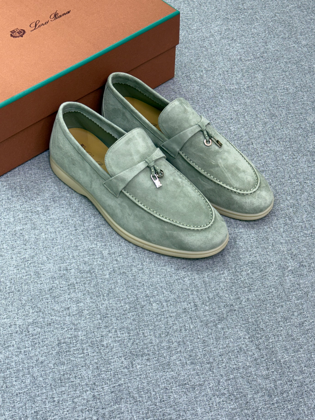 Loro Piana Charm-Strap Loafers