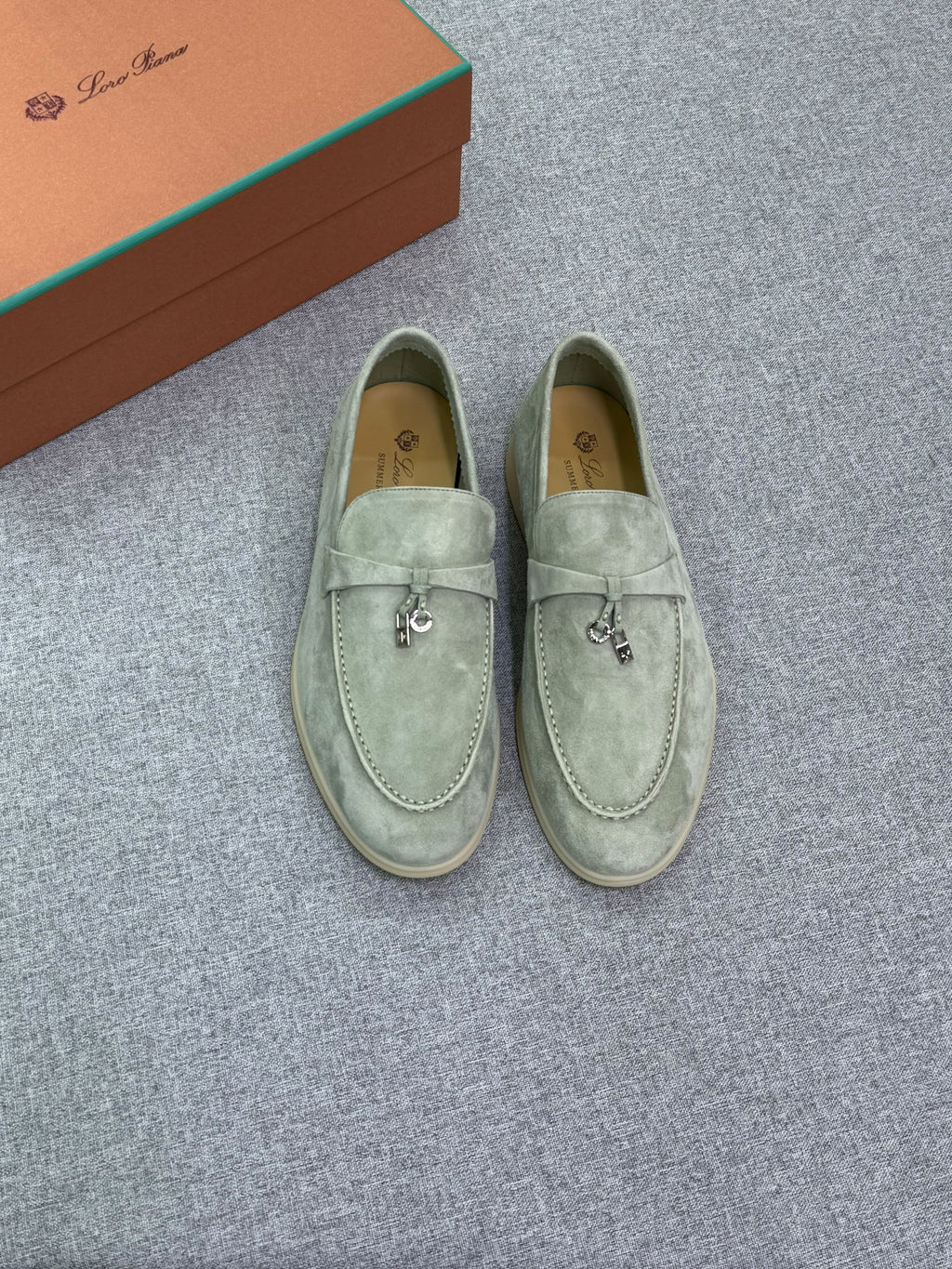 Loro Piana Charm-Strap Loafers