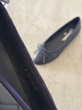 CHANEL Quilted Bow Ballet Flats