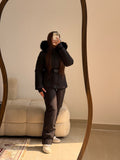 MONCLER Belted Hooded Jacket