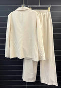 Loro Piana Blazer and Wide-Leg Trousers Set