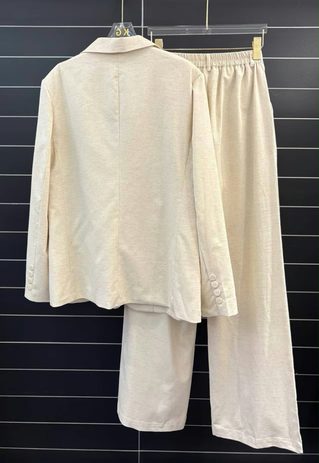 Loro Piana Blazer and Wide-Leg Trousers Set