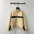 Saint Laurent Contrast-Stripe Zip Track Jacket