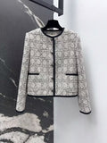 Dior Contrast-Trim Jacket and Skirt Set