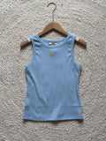 AMI Small-Logo Ribbed Tank Top