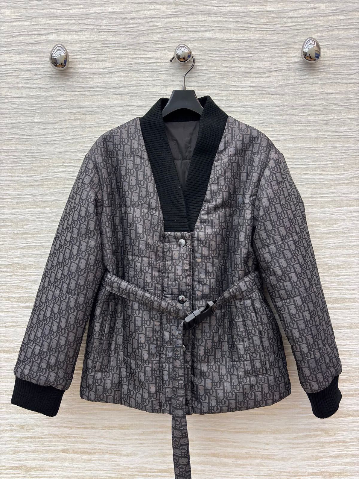 Dior Belted V-Neck Jacket