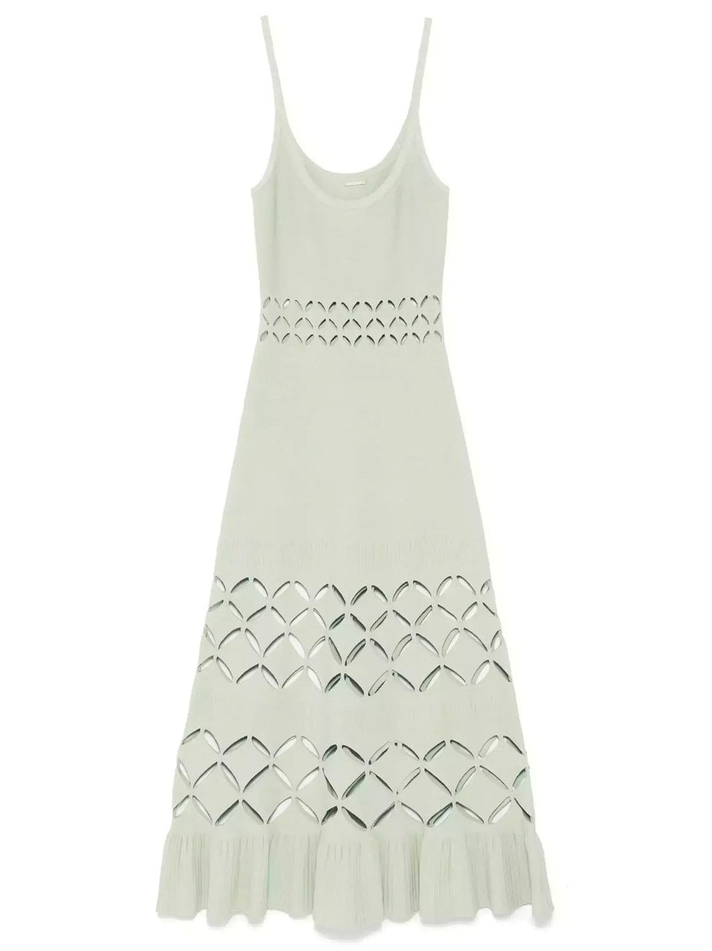 Alaïa Geometric Cutout Midi Dress