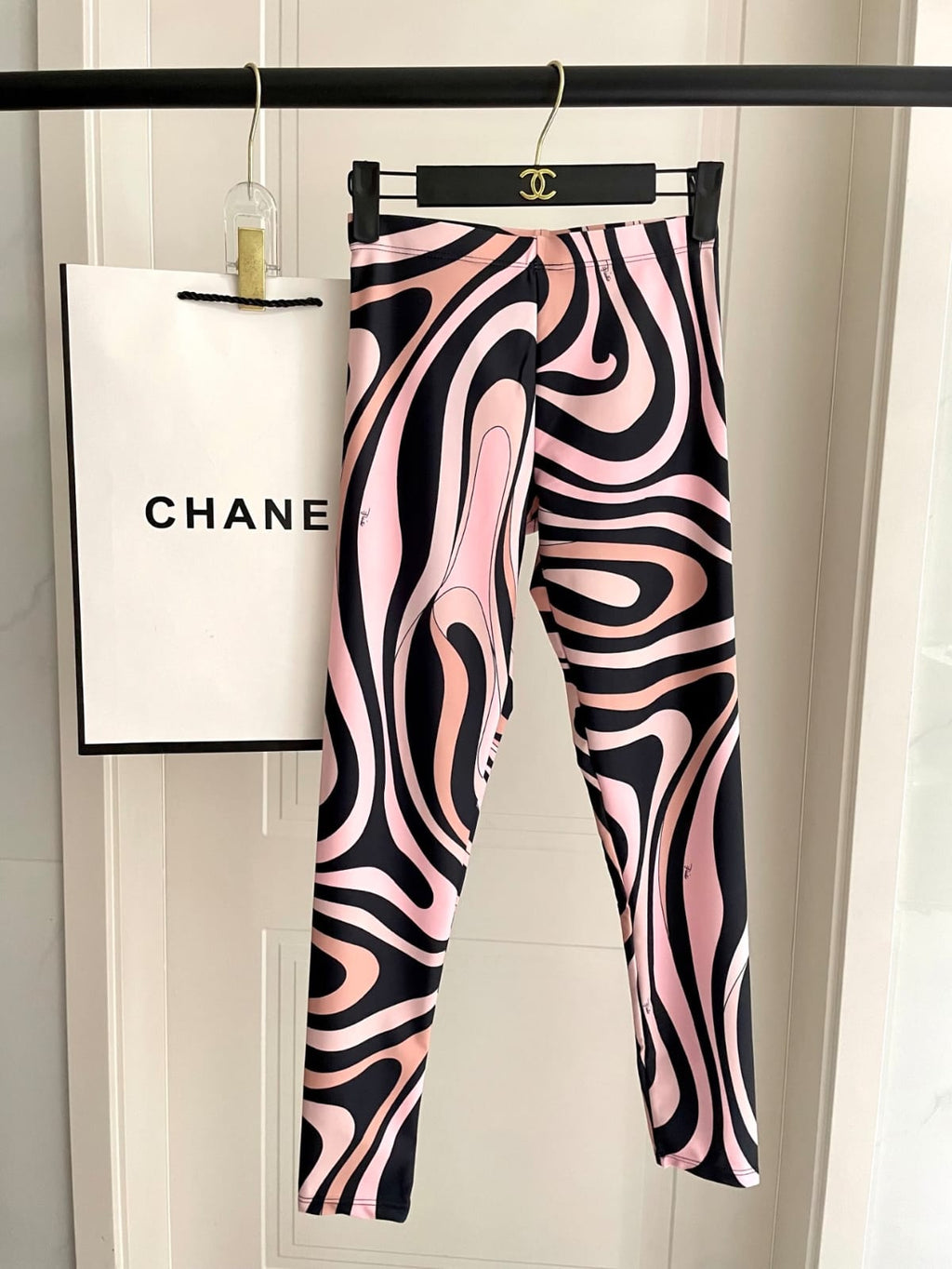 PUCCI Abstract-Print Crop Top and Leggings Set