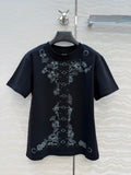 Hermes Floral Harness-Print T-Shirt