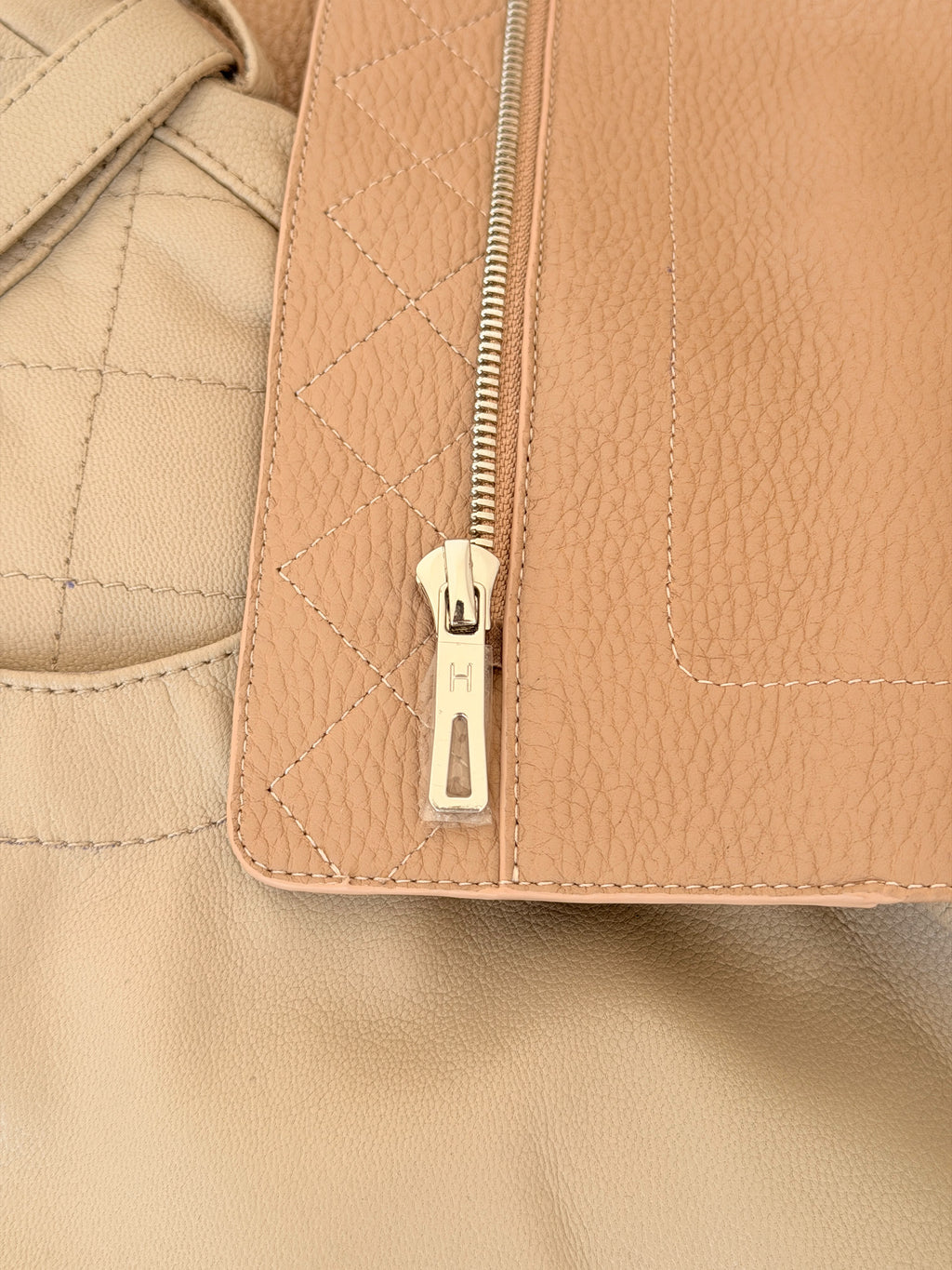 Hermes Cropped Zip-Front Collared Jacket
