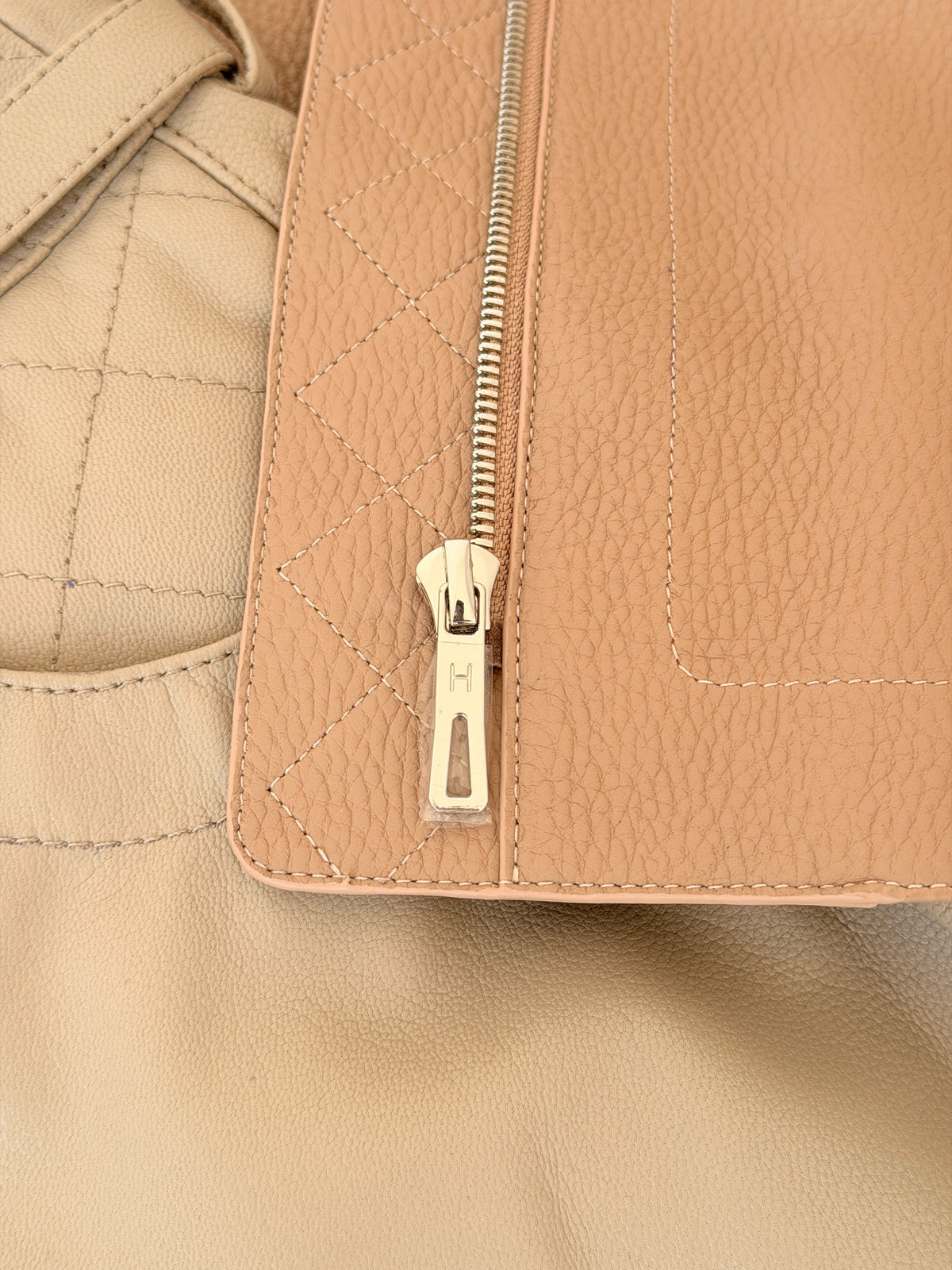 Hermes Cropped Zip-Front Collared Jacket