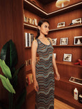 Missoni Multicolour Chevron Scoop-Neck Long Dress