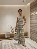 Missoni Chevron Sleeveless Top and Wide-Leg Trousers Set
