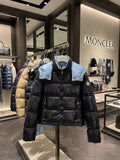 Moncler Contrast-Hood Quilted Jacket